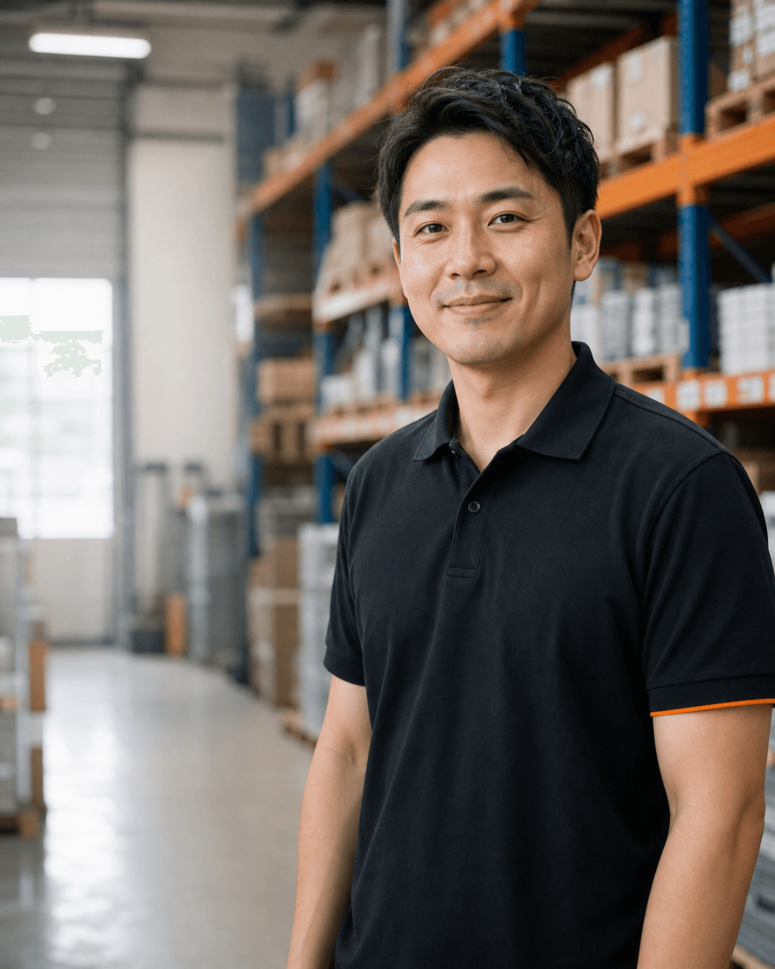 在貨倉內提供服務的 JACO 積高團隊成員