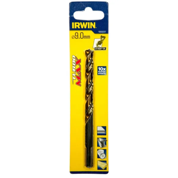 IRWIN 10502228 TURBOMAX HSS Drill Bit 9.5*125
