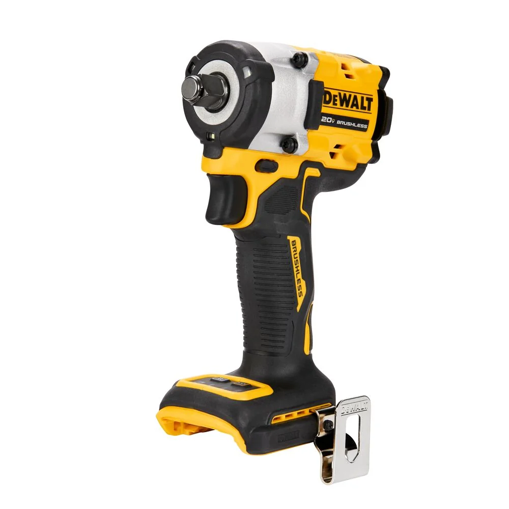 DEWALT 得偉 DCF921 20V MAX 無碳刷衝擊扳手 406Nm(淨機斜正面)