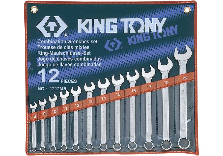 KING TONY 金統立 1212MR 12件式公制梅開扳手組(8–22 mm)