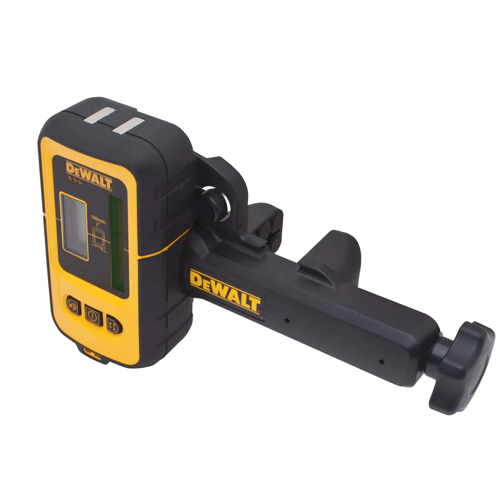得偉 DEWALT DW0892G 綠線雷射接收器 連夾具支架(斜側面)