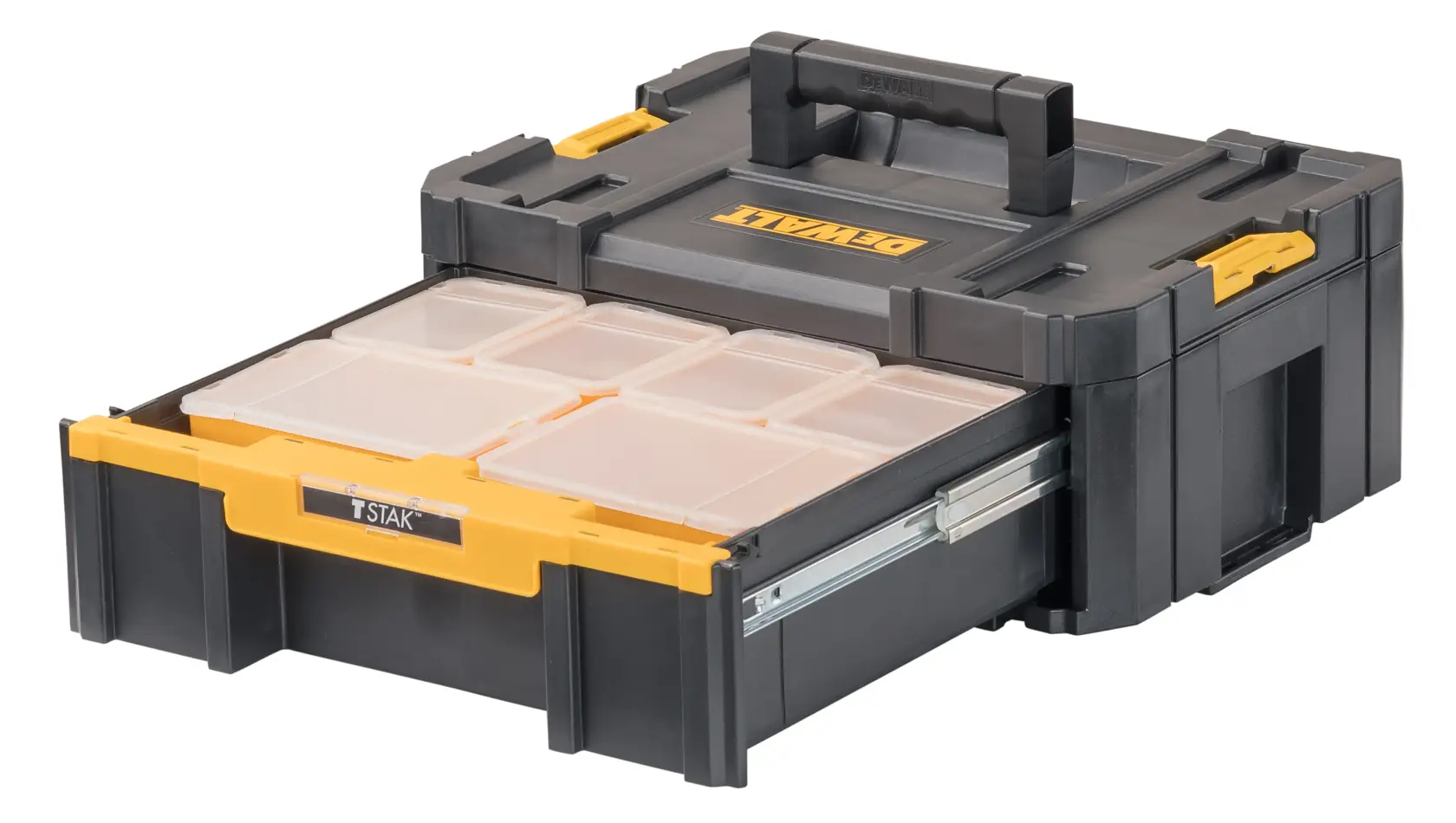 DEWALT 得偉 DWST17803 TSTAK 單層深抽屜工具箱(三角度)