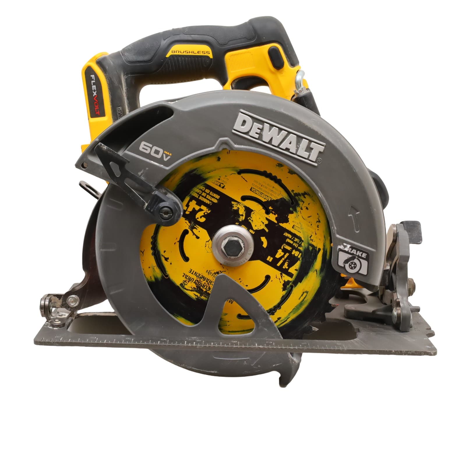 DEWALT 得偉 DCS578X2T 60V 無碳刷圓鋸機(雙電3.0Ah)