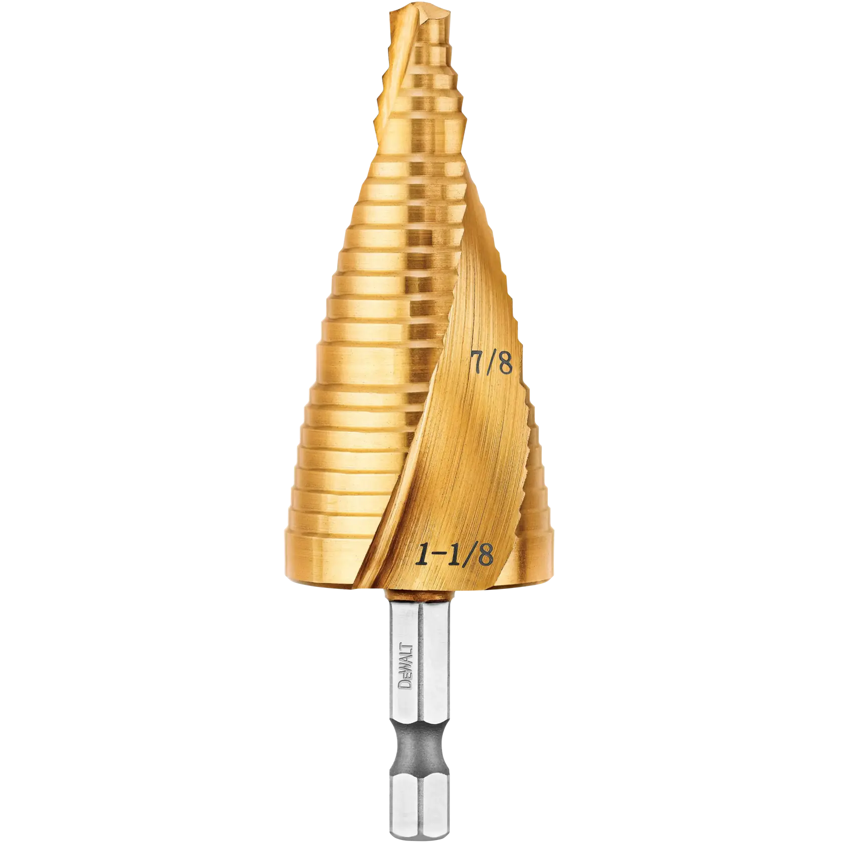 DEWALT 得偉 DWA1790IR 鍍鈦階梯鑽頭(1-1/8 吋)細節
