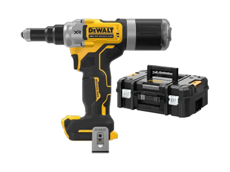 DEWALT 得偉 DCF414 無碳刷拉釘槍連 TSTAK 工具箱(斜角)
