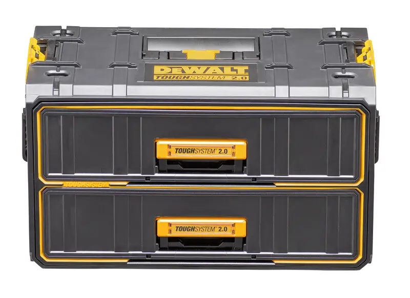DEWALT 得偉 DWST83529-1 硬漢 2.0 系列雙抽屜工具箱(正面)