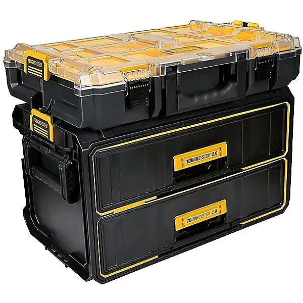 DEWALT 得偉 DWST83529-1 硬漢 2.0 系列雙抽屜工具箱(斜角)