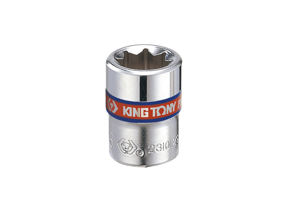 KING TONY 2310S系列官方示意套筒,圖片工具刻有231012S(3/8吋);本款為231010S、5/16吋,單顆出售