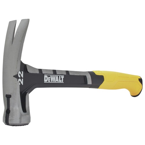 DEWALT 得偉 DWHT51064 22安士一體成型羊角鎚(側面)