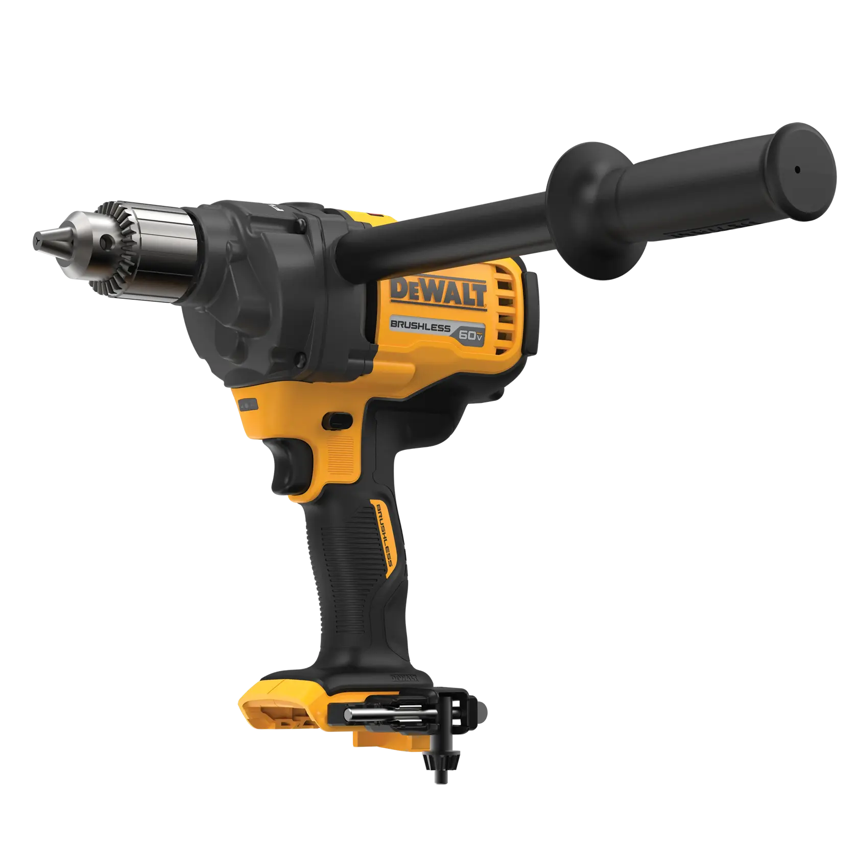 DEWALT 得偉 DCD130B 60V MAX 無碳刷攪拌機(空機)三角度產品照