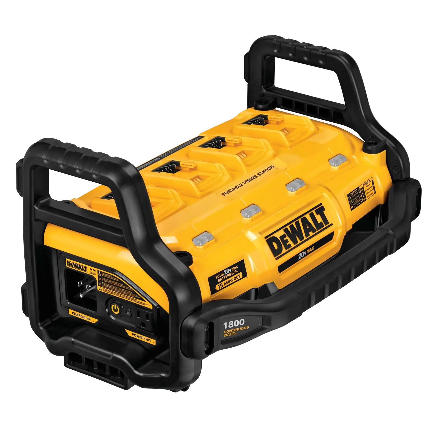 DEWALT 得偉 DCB1800B 1800W 四充充電器+電源供應站(空機)