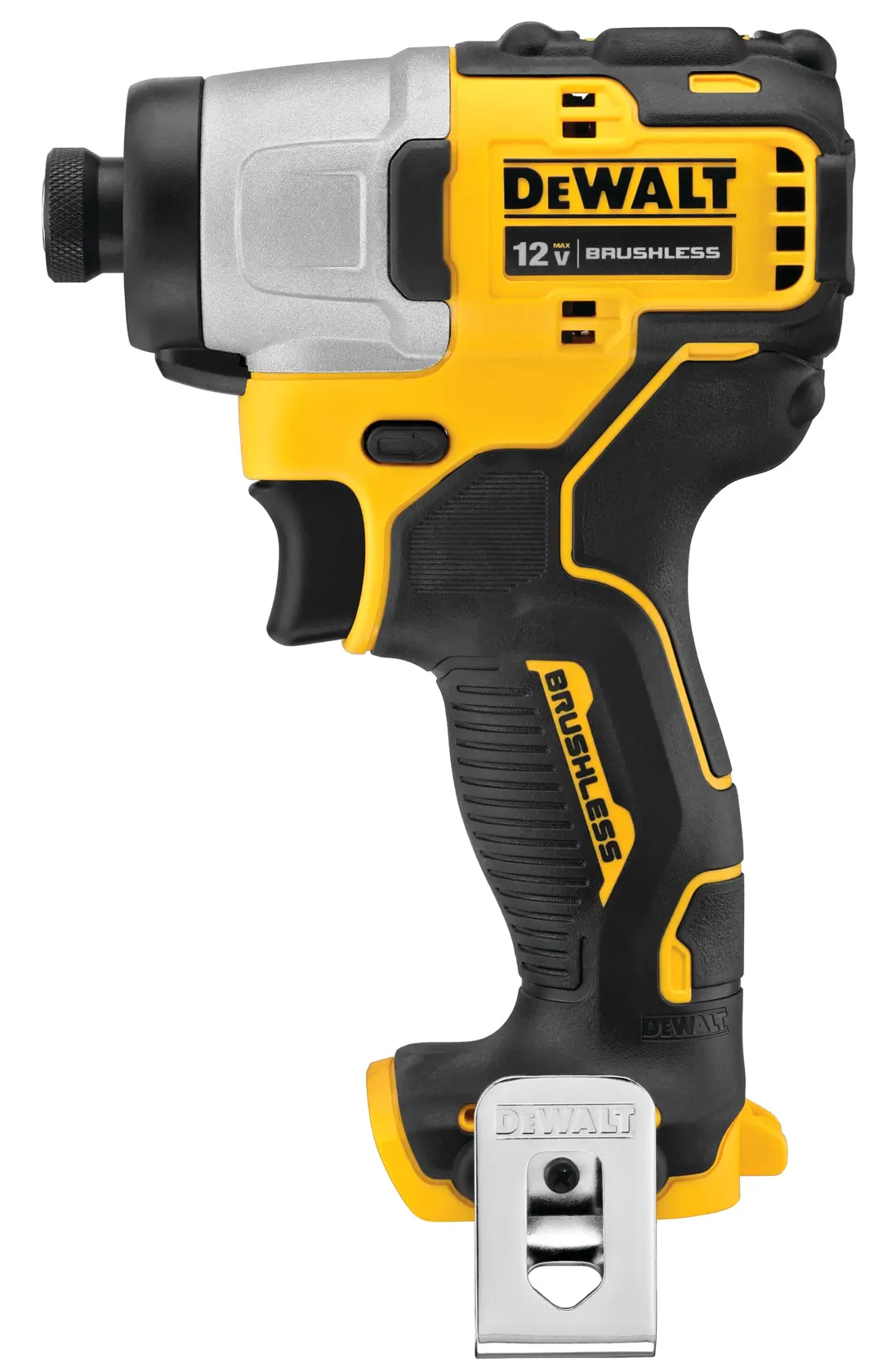 DEWALT 得偉 DCF801 12V MAX 無碳刷衝擊起子機(側面)