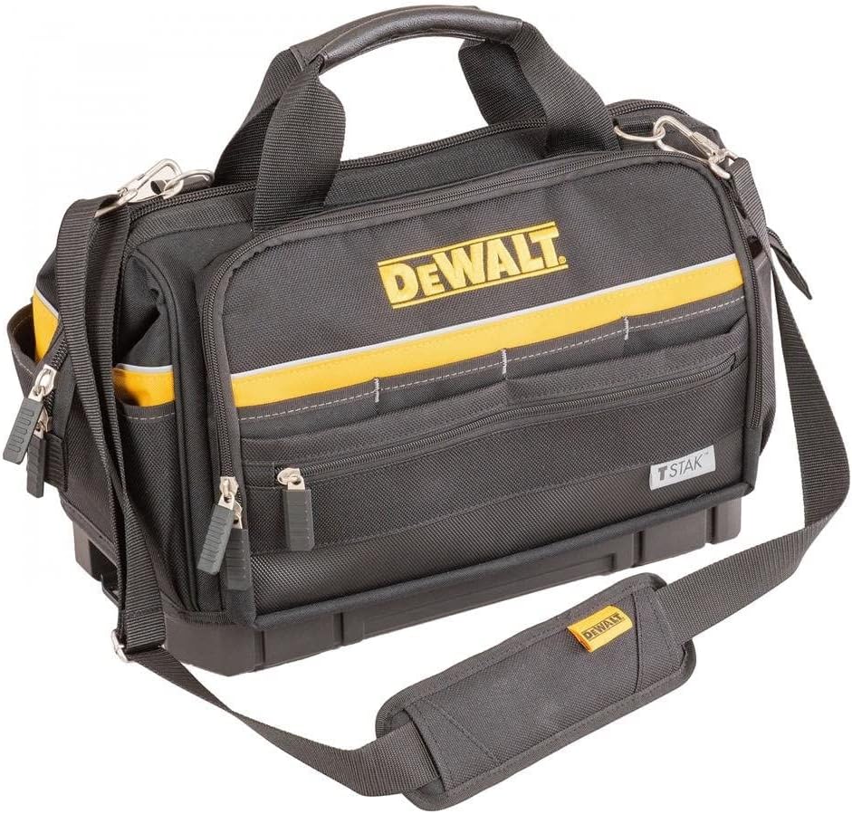 DEWALT 得偉 DWST82991-1 TSTAK 工具袋連肩帶(斜正面)