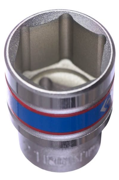 KING TONY 21 mm 六角標準套筒同款外形白底斜視圖;本款 433521M、1/2 吋驅動,非包裝或條碼示意