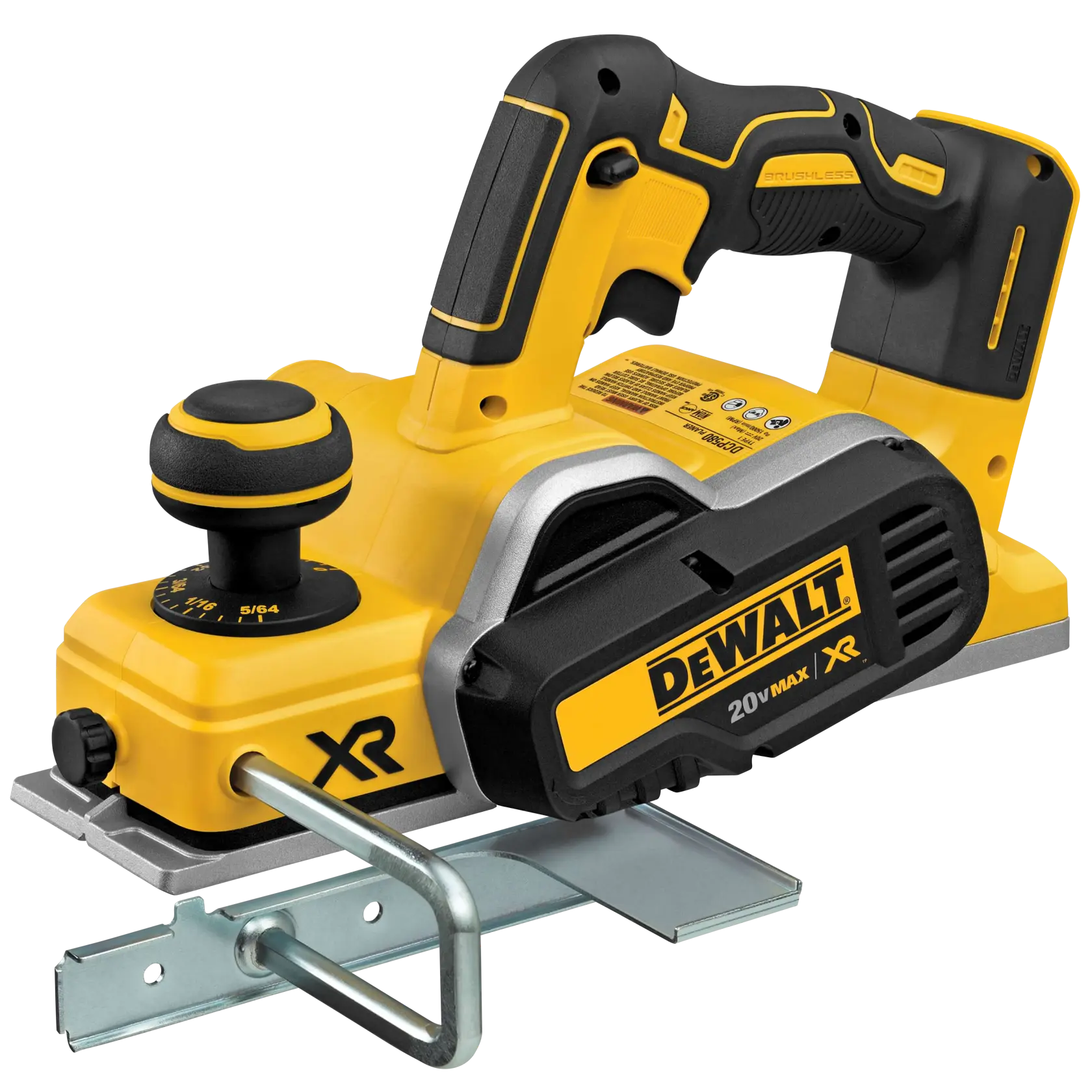 DEWALT 得偉 DCP580B 20V MAX XR 無碳刷電刨刀(空機)連平行導軌 三角度