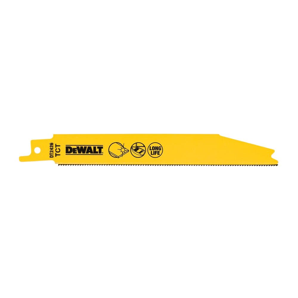 DEWALT 得偉 DT2426-QZ 6"x18T 軍刀鋸片(鎢鋼、白鐵、纖維)