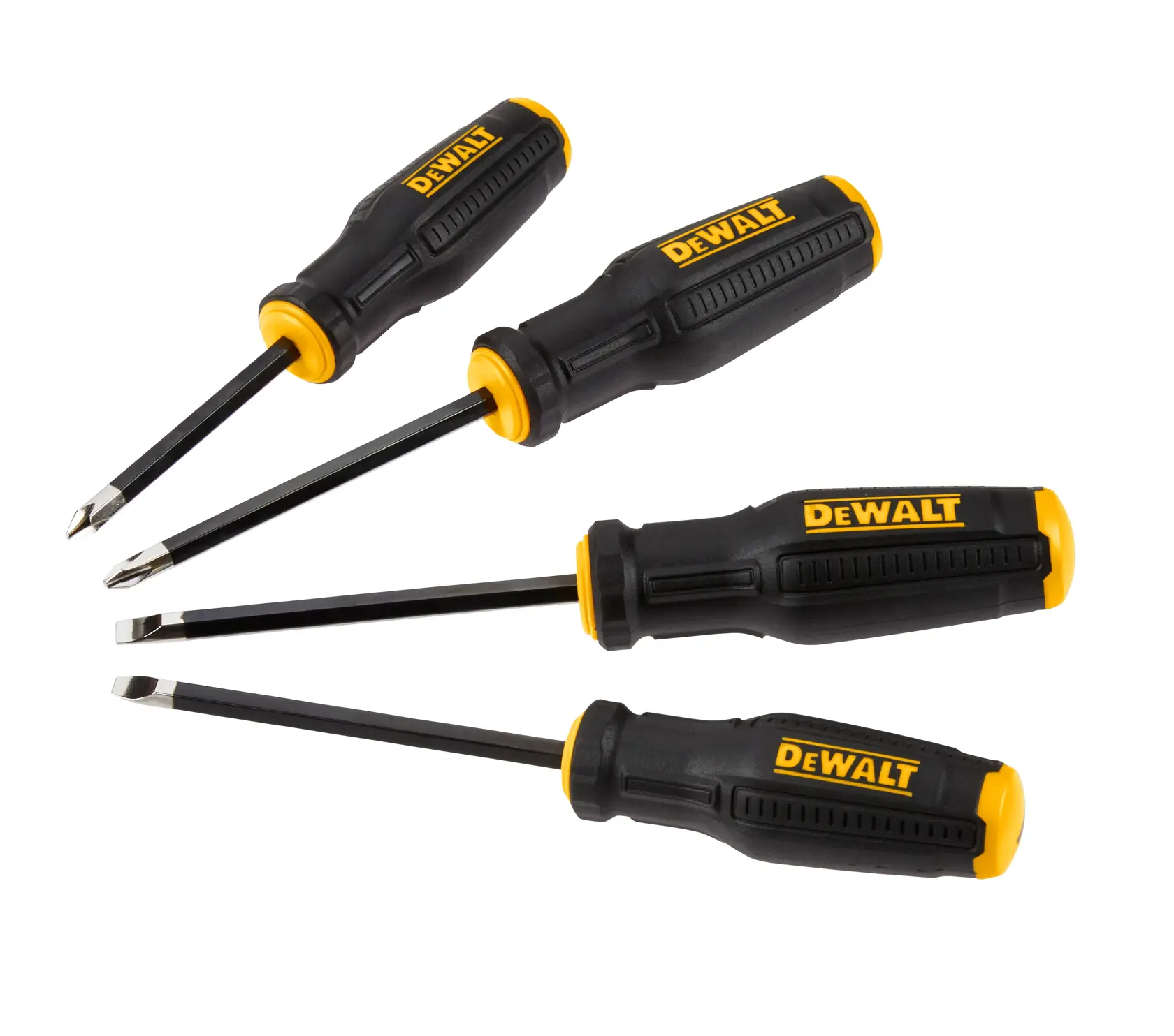 DEWALT 得偉 DWHT65101 4件螺絲起子組(斜角全貌)
