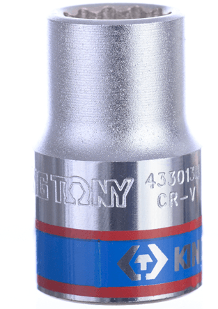 KING TONY 433013M 13 mm 1/2-inch Drive 12-point Standard Socket