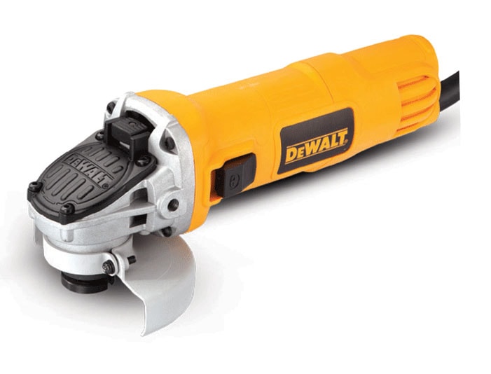 DEWALT 得偉 DWE8200T 850W 4吋強力型砂輪機(後扳機式)三角度圖