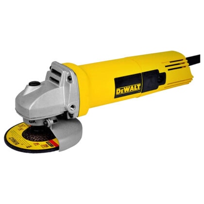 DEWALT 得偉 DWE8200T 850W 4吋強力型砂輪機(後扳機式)三角度圖