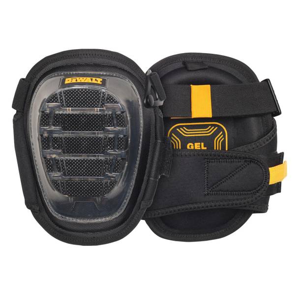 DEWALT 得偉 DWST590012 軟殼系列加固護膝(一對:透明硬殼面及 GEL 內墊面)