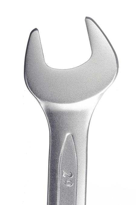 KING TONY 1060-29 29mm 梅開扳手開口端近照,工具標示 29