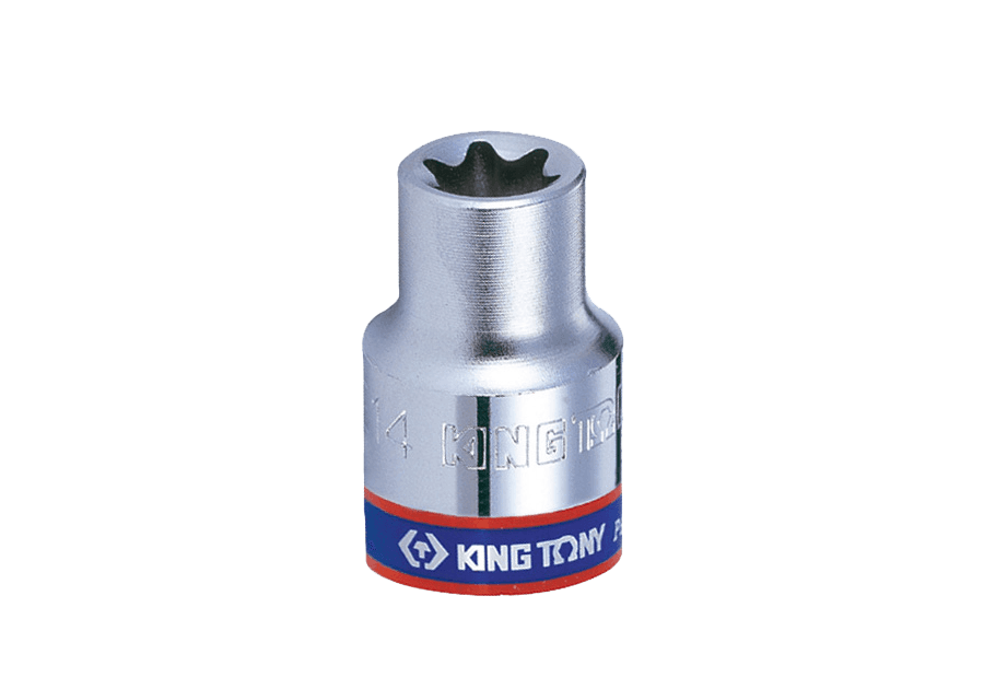 KING TONY 237508M 1/4 in Drive E8 External Star Socket