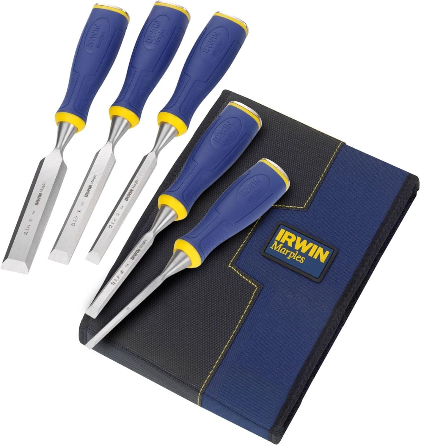 IRWIN 握手牌 10503428 MS500 5件木工鑿組(連布套斜角)