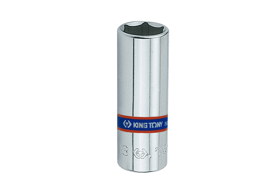 KING TONY 2235M 系列六角長套筒示意(圖上標記 13 mm);本款 223555M 為 5.5 mm,單顆出售