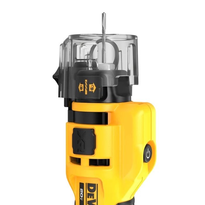 得偉 DEWALT DCE555B 20V 無碳刷開孔機(切割頭及透明護罩細節)
