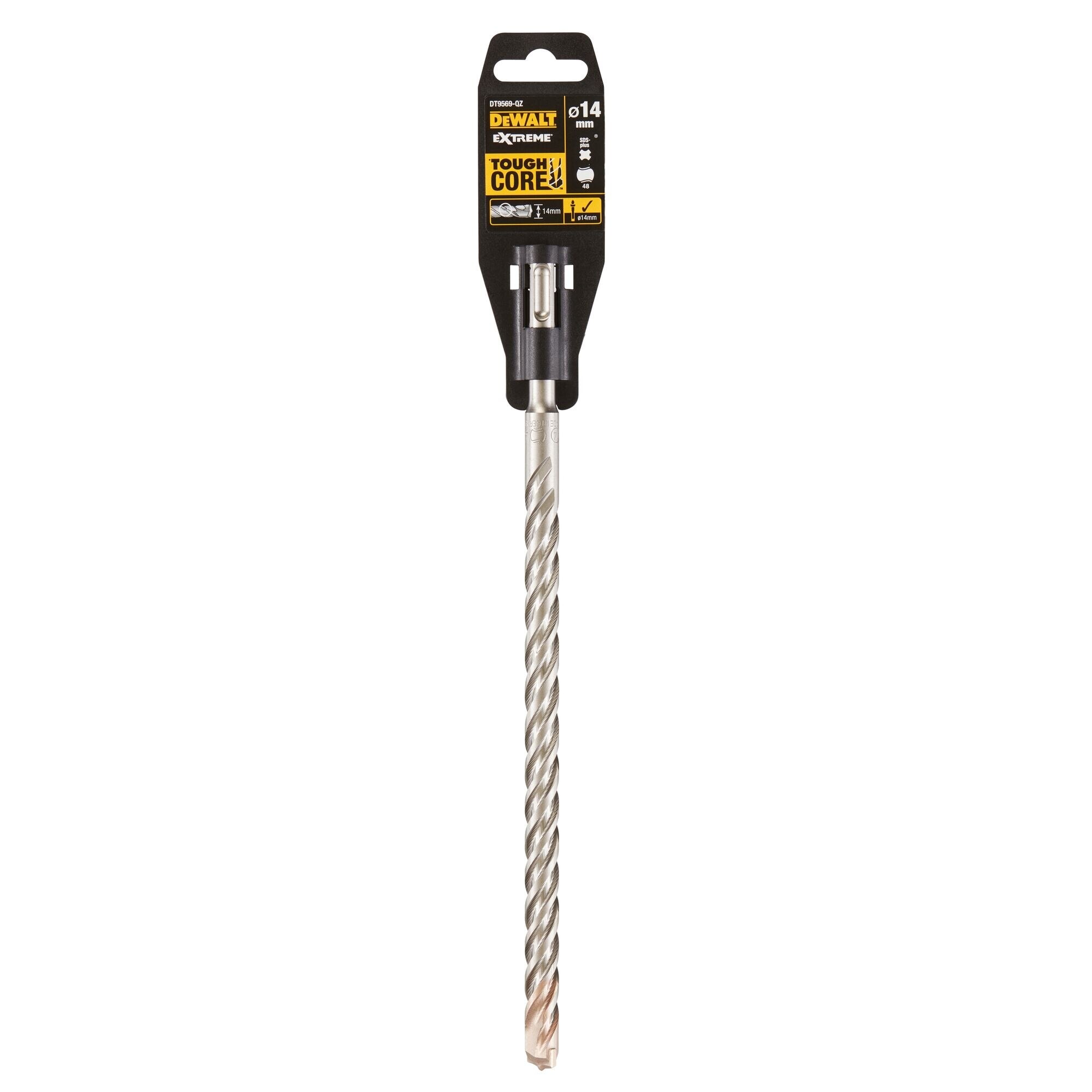 DEWALT 得偉 DT9569-QZ 包裝及 14 毫米 SDS-Plus 石屎鑽咀