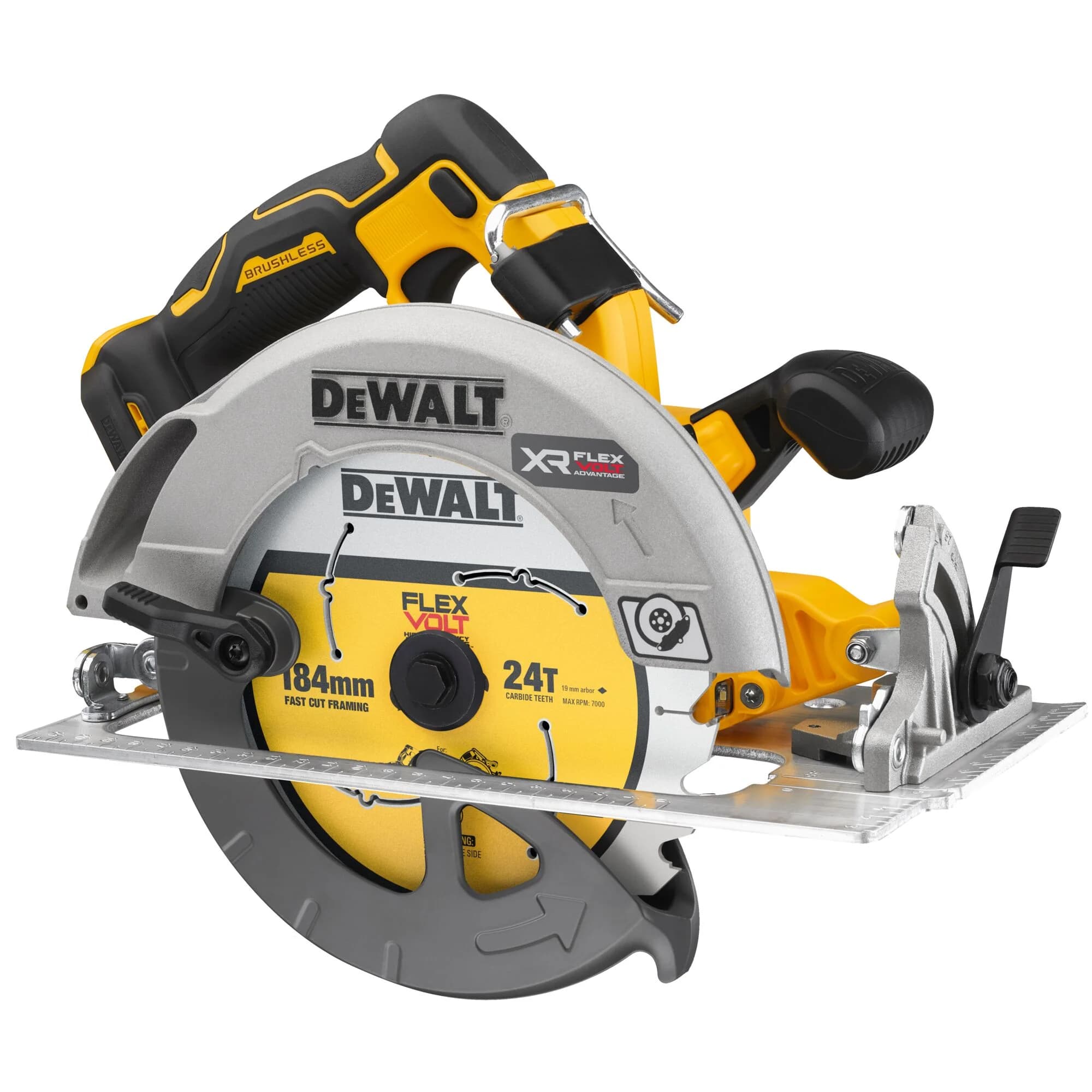 DEWALT 得偉 DCS573N 20V 無碳刷FVA圓鋸機(空機・紙盒版)