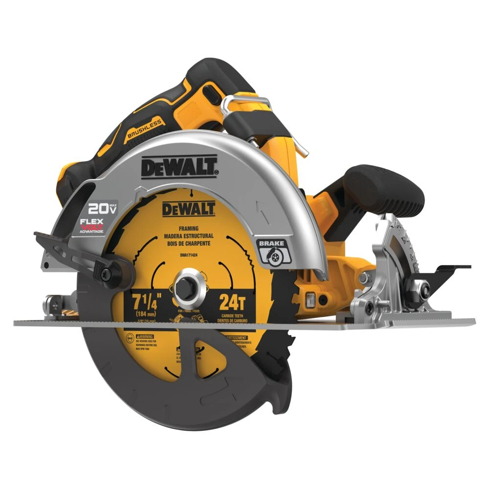 DEWALT 得偉 DCS573 20V 無碳刷圓鋸機(側面)