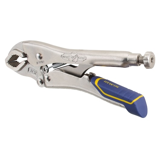 IRWIN VISE-GRIP 7CR-IRHT82574 7吋曲口快速釋放大力鉗(側面,示手柄品牌)