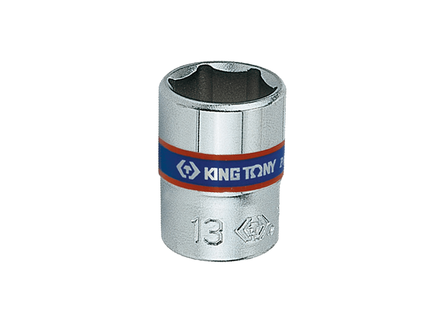KING TONY 2335M 系列示意套筒,照片標示 13 mm;本款 233545M 為 4.5 mm 單顆套筒