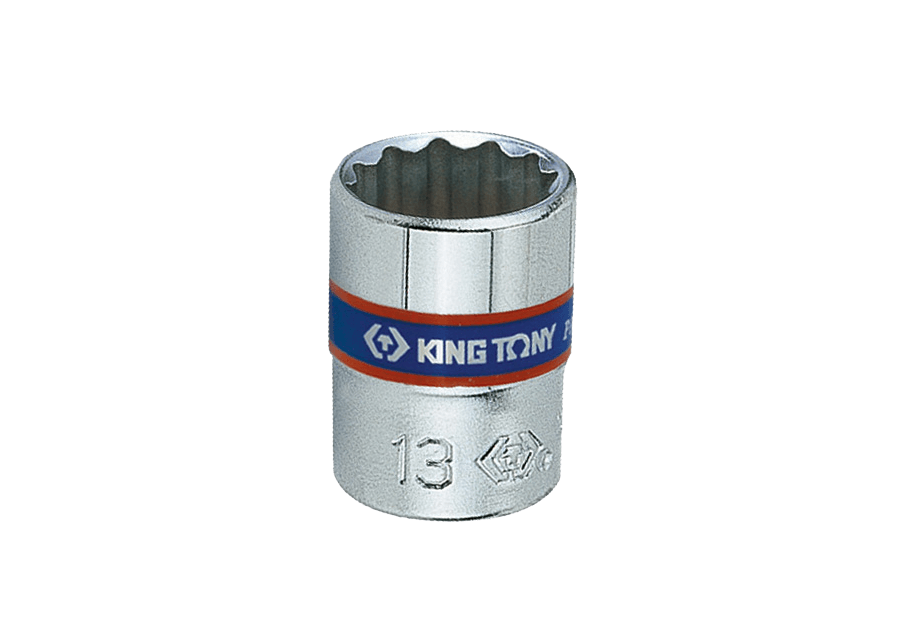KING TONY 2330M 系列十二角標準套筒示意,照片刻字13;本款233055M為5.5mm,單顆售賣