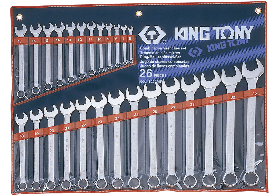 KING TONY 1226MR 26件式公制梅開扳手組全組實物