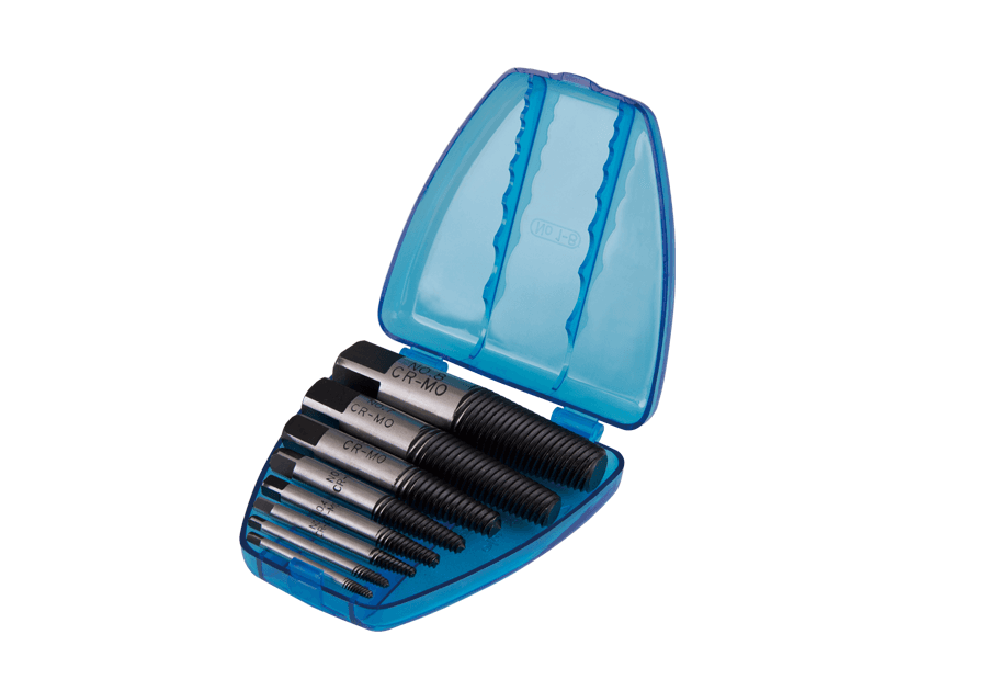 KING TONY 11208SQ 8-Piece Broken Screw Extractor Set