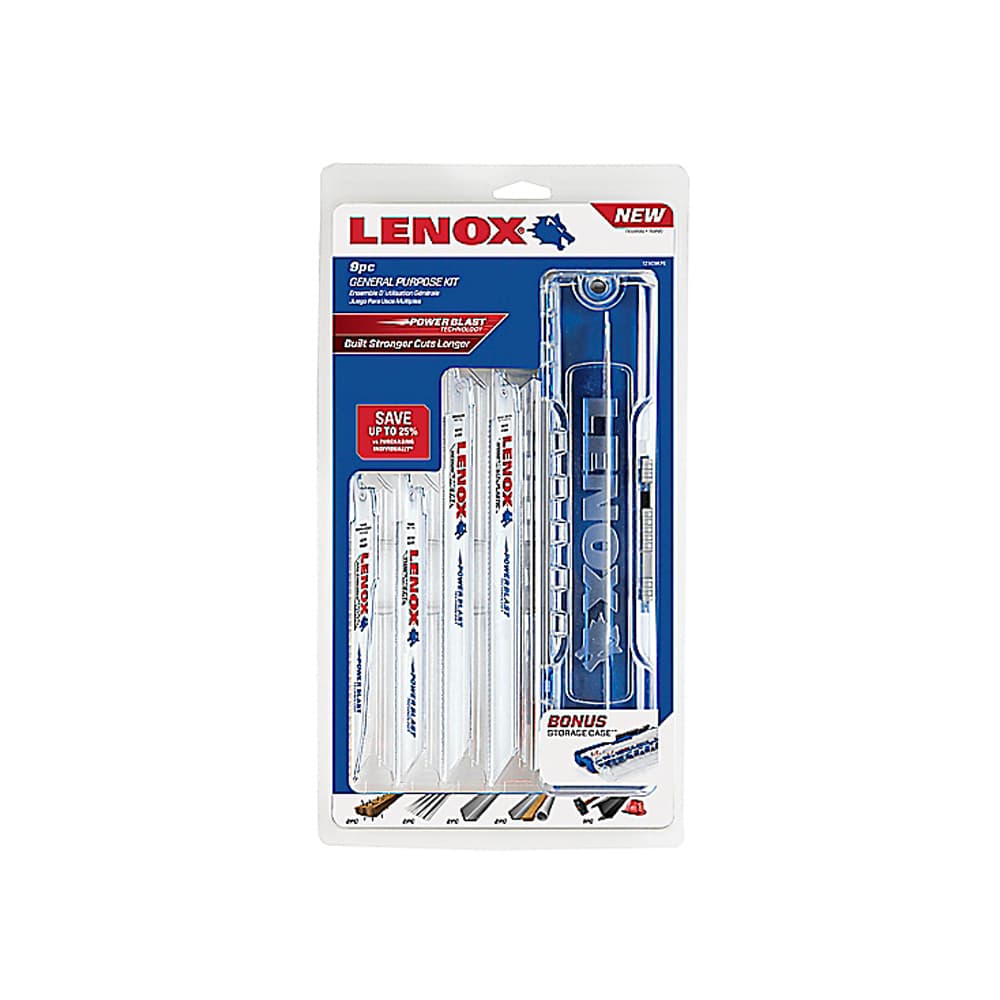 LENOX 狼牌 LE-T12143 9件式軍刀鋸片套組(LET12143)