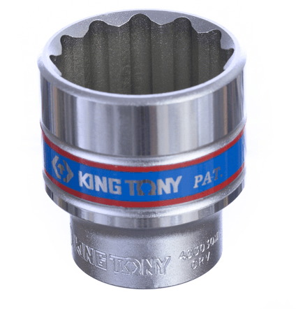 KING TONY 30 mm 十二角標準套筒白底示意圖(取自 433030MH 官方頁);本款為 433030M、1/2 吋方頭,售價以一顆計