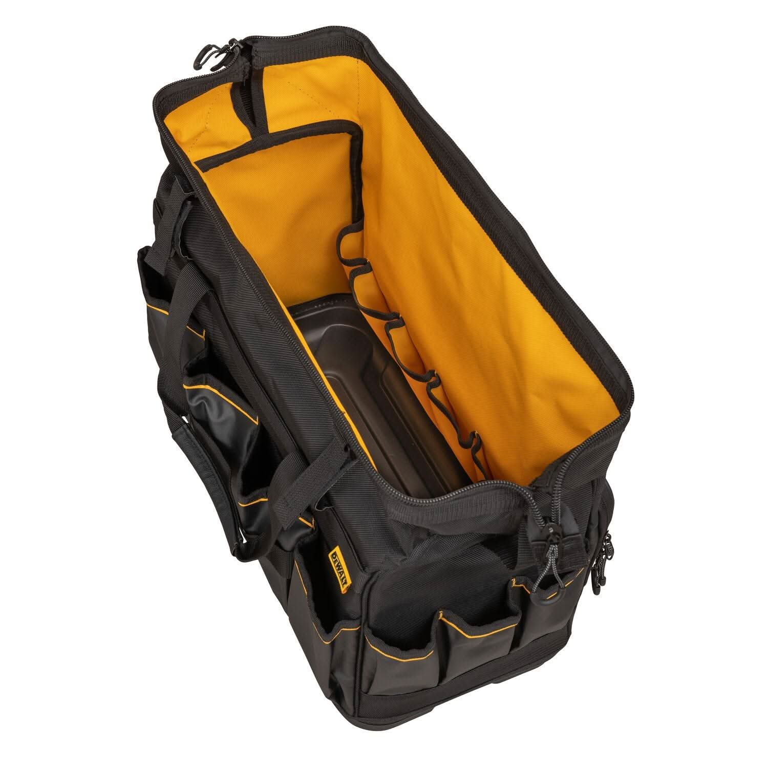 DEWALT 得偉 DWST560104 軟殼20吋專業工具提袋(俯視開蓋內部)