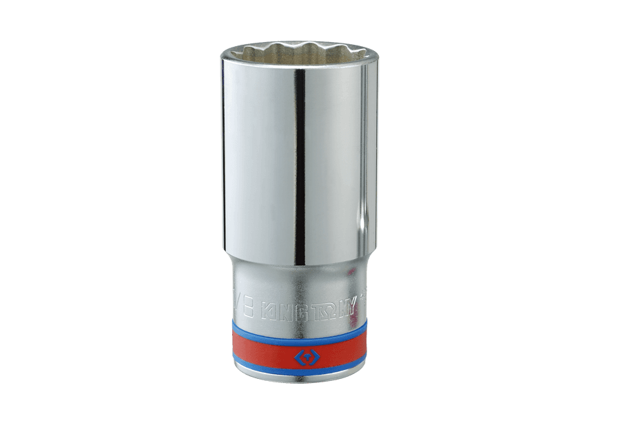 KING TONY 423012S 1/2-Inch Drive 3/8-Inch 12-Point Deep Socket