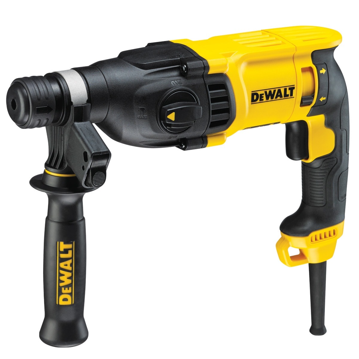 DEWALT 得偉 D25132K 四溝二用電鎚鑽(三角度全機連側把手)