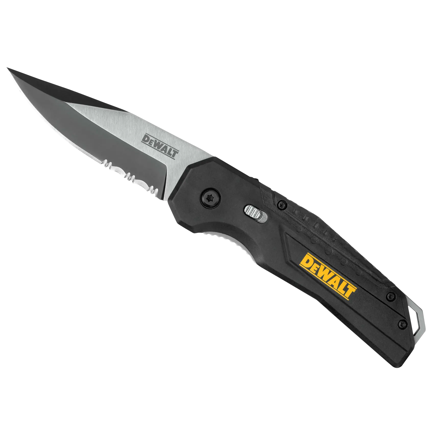 DEWALT 得偉 DWHT10911 可折式彈簧刀(展開三角度)