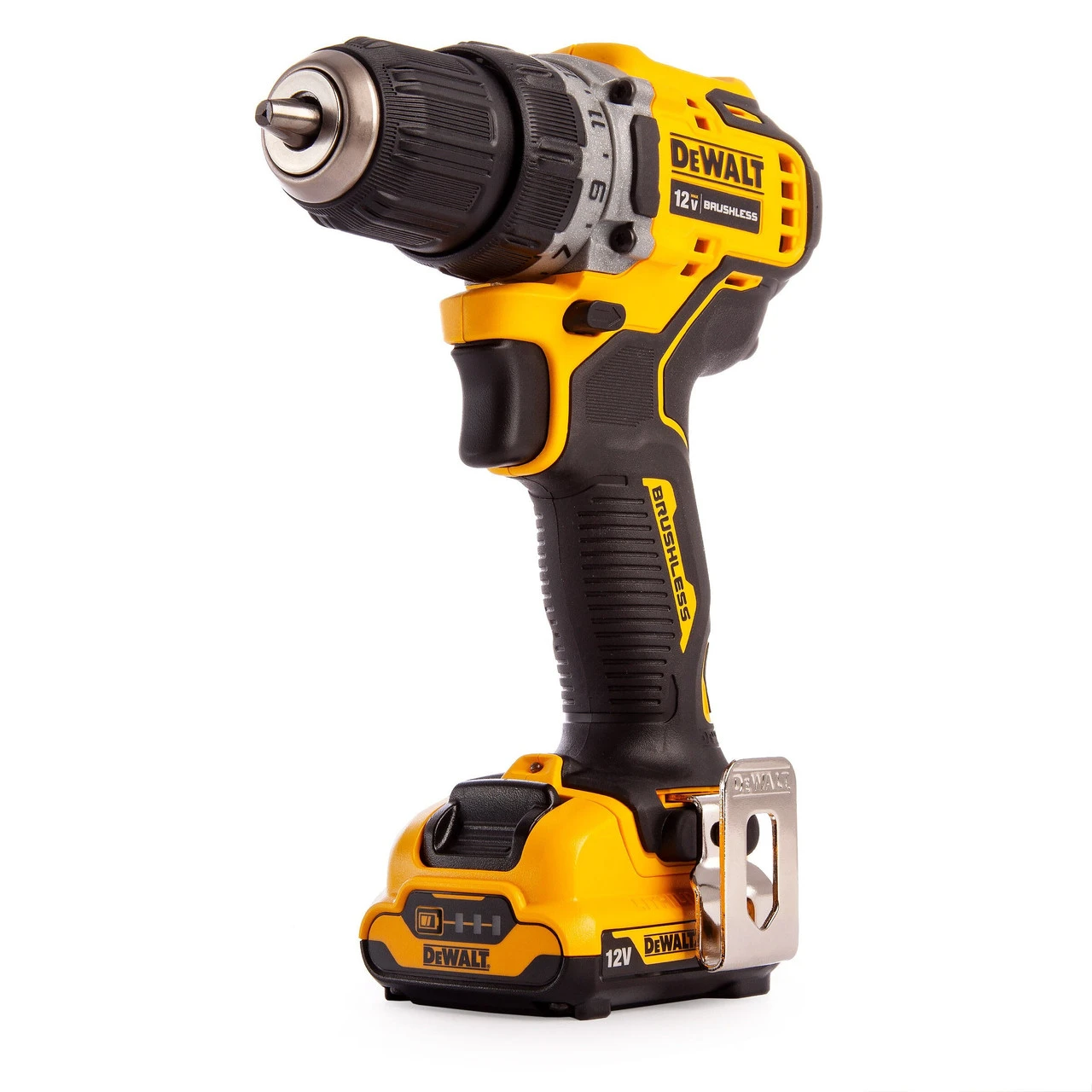 DEWALT 得偉 DCD701 12V 無碳刷電鑽調扭起子機(三角度)