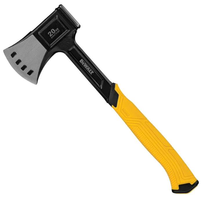 DEWALT 得偉 DWHT51387 20安士一體成型金屬斧(側面全貌)