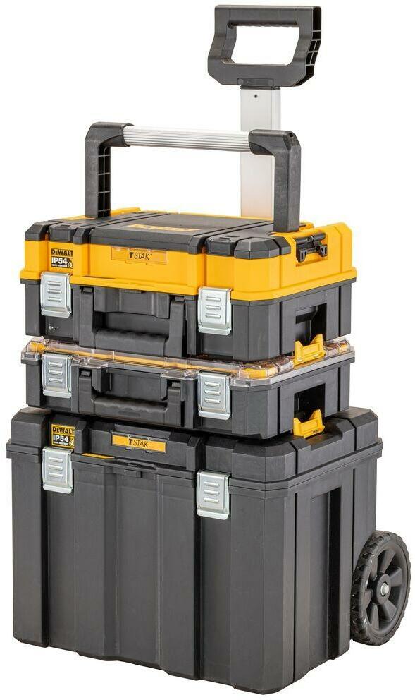DEWALT 得偉 DWST83411-1 TSTAK 2.0 拖輪工具收納套裝(三件組合)正面