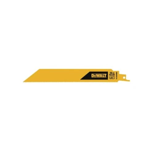 DEWALT 得偉 DWAR9114 9"x14T 雙金屬重型軍刀鋸片(鐵工)5pc