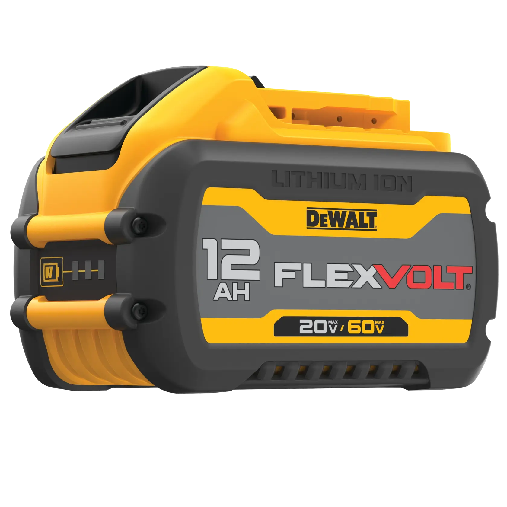 DEWALT 得偉 DCB612 FLEXVOLT 20V/60V 12.0Ah 鋰電池(三角度正面)