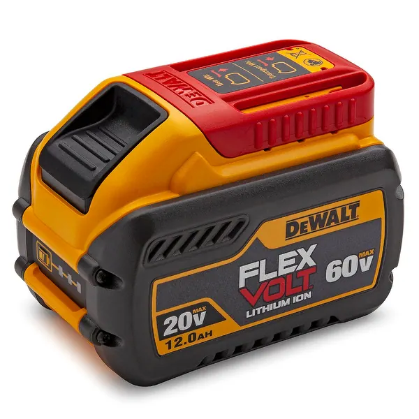 DEWALT 得偉 DCB612 FLEXVOLT 20V/60V 12.0Ah 鋰電池(側面三角度)